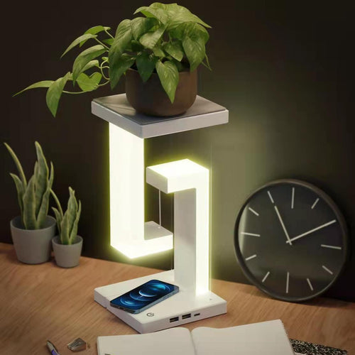 Floating Balance Lamp with Wireless Charger