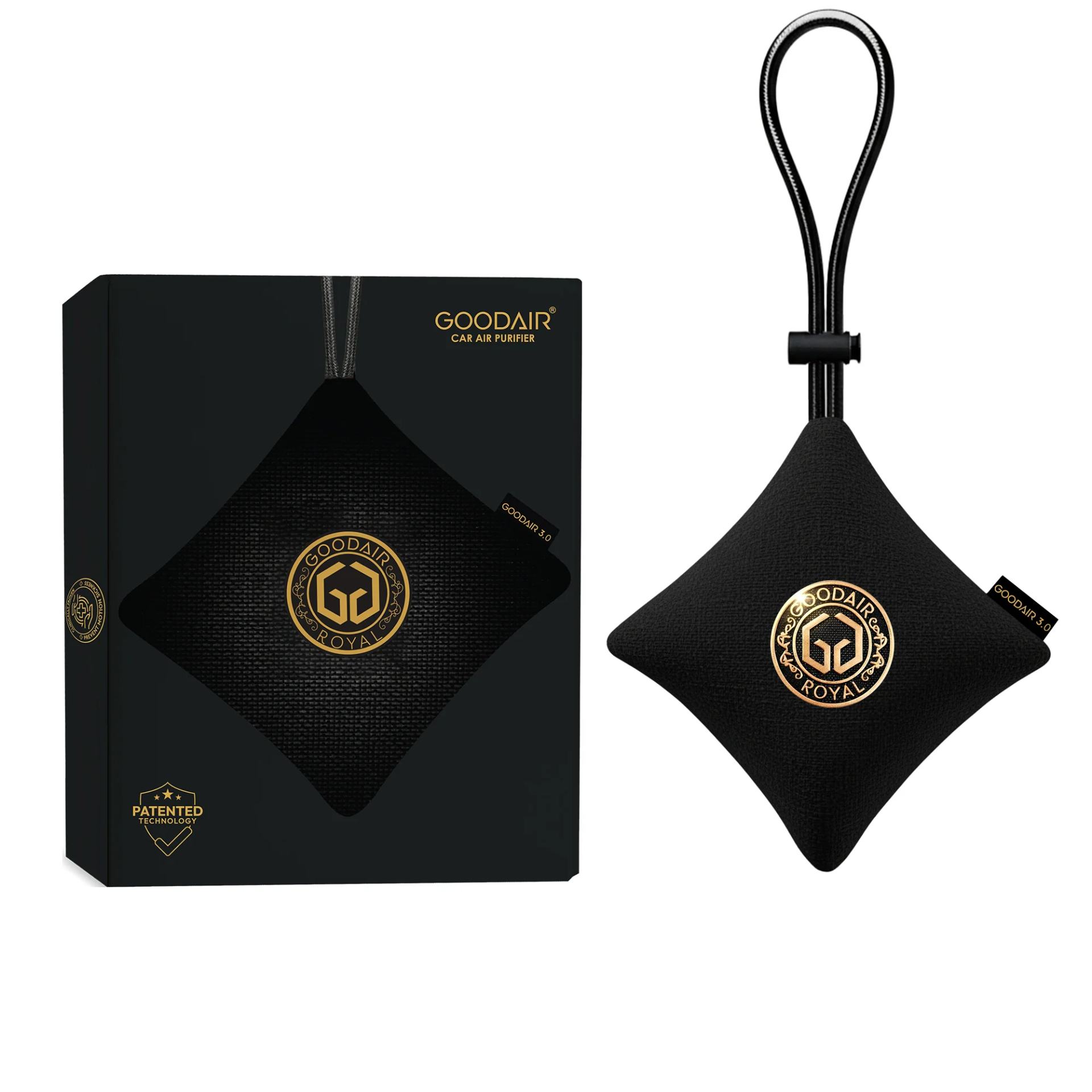 Black GOODAIR car air purifier product image
